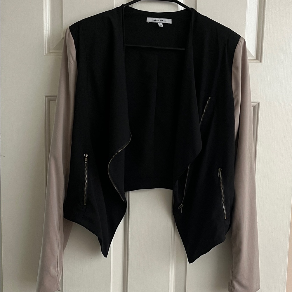 Naked Zebra Black and Tan Jacket